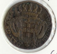 D.João V  X Reis 1727 Cobre